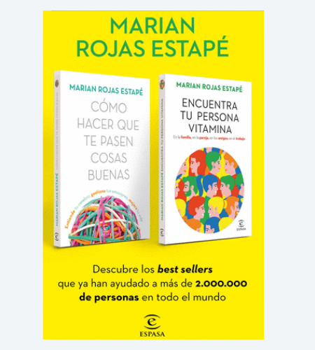 Marian rojas estuche con 2 libros