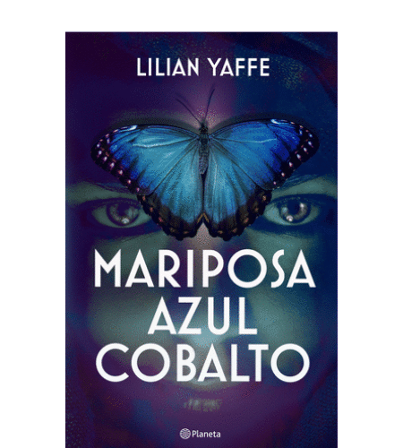 Mariposa azul cobalto